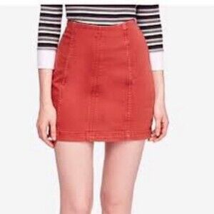 Burnt Orange Free People Skirt Size 2